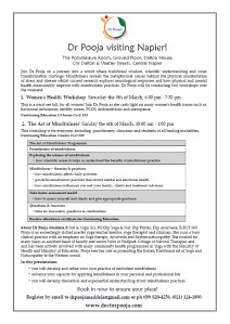 Napier Workshops March 2016